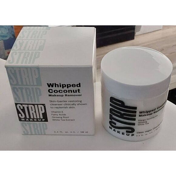 BNIB~Strip Makeup Whipped Coconut Makeup Remover~3.4 Fl. Oz. - Picture 1 of 5